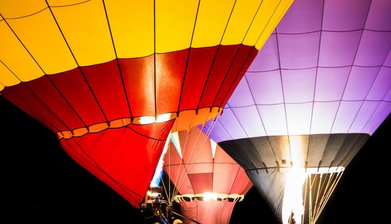 Balloons Over Bend